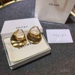 AAA Fake Celine Earrings In Yellow Gold For Sale